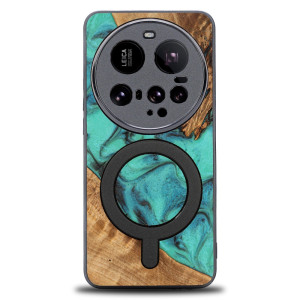 Etui Bewood Unique do Xiaomi 15 Ultra - Turquoise z MagSafe