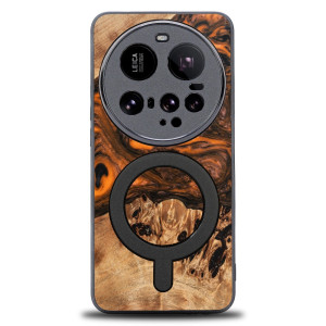 Etui Bewood Unique do Xiaomi 15 Ultra - Orange z MagSafe