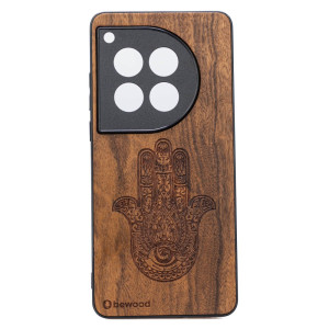 Drewniane Etui Bewood do OnePlus 12 HAMSA IMBUIA