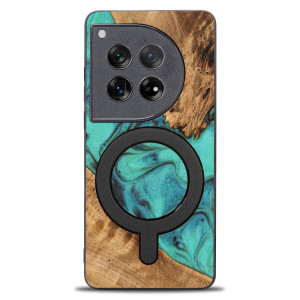 Etui Bewood Unique do OnePlus 12 - Turquoise z MagSafe