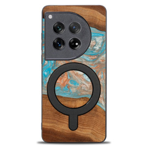 Etui Bewood Unique do OnePlus 12 - Planets - Saturn z MagSafe