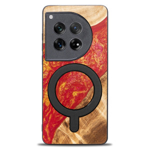 Etui Bewood Unique do OnePlus 12 - Neons - Paris z MagSafe