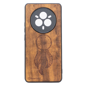 Drewniane Etui Bewood do Realme 14 Pro 5G ŁAPACZ SNÓW IMBUIA