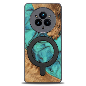 Etui Bewood Unique do Realme 14 Pro 5G - Turquoise z MagSafe