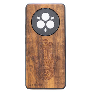 Drewniane Etui Bewood do Realme 14 Pro Plus 5G HAMSA IMBUIA
