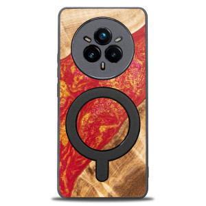Etui Bewood Unique do Realme 14 Pro Plus 5G - Neons - Paris z MagSafe