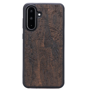 Drewniane Etui Bewood do Samsung Galaxy A36 5G KALENDARZ AZTECKI ZIRICOTE
