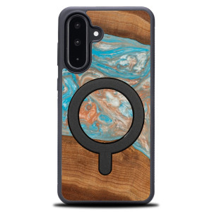 Etui Bewood Unique do Samsung Galaxy A56 5G - Planets - Saturn z MagSafe