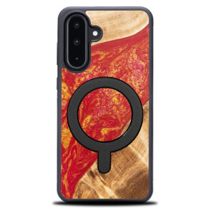 Etui Bewood Unique do Samsung Galaxy A56 5G - Neons - Paris z MagSafe