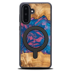 Etui Bewood Unique do Samsung Galaxy A36 5G - Neons - Vegas z MagSafe
