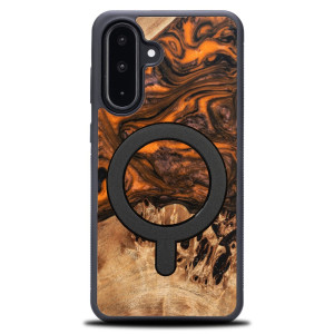 Etui Bewood Unique do Samsung Galaxy A26 5G - Orange z MagSafe