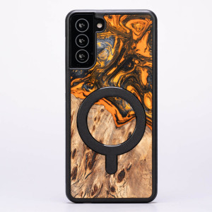 Etui Samsung Galaxy S21 Plus Unique - Orange MAGSAFE  - Outlet - Ready 1143
