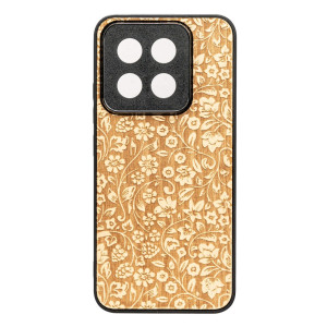 Drewniane Etui Bewood do Xiaomi 14T Pro KWIATY POLNE ANIEGRE