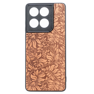 Drewniane Etui Bewood do Motorola Edge 60 Pro 5G LIŚCIE JABŁOŃ