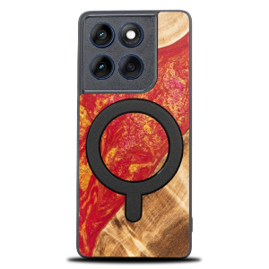 Etui Bewood Unique do Motorola Edge 60 Pro 5G - Neons - Paris z MagSafe