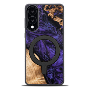 Etui Bewood Unique do Samsung Galaxy S25 Edge - Violet z MagSafe