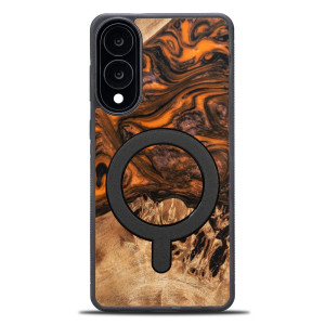 Etui Bewood Unique do Samsung Galaxy S25 Edge - Orange z MagSafe