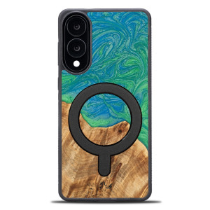 Etui Bewood Unique do Samsung Galaxy S25 Edge - Neons - Tokyo z MagSafe
