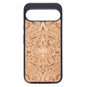 Drewniane Etui Bewood do Google Pixel 10 / 10 Pro KALENDARZ AZTECKI ANIEGRE