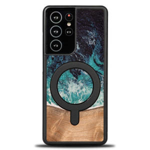Etui Bewood Unique do Samsung Galaxy S21 Ultra - Dream Island z MagSafe