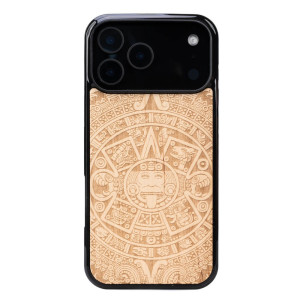 Drewniane Etui Bewood do iPhone 17 Pro Max KALENDARZ AZTECKI ANIEGRE