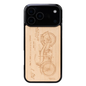 Drewniane Etui Bewood do iPhone 17 Pro Max HARLEY PATENT ANIEGRE