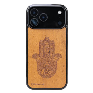 Drewniane Etui Bewood do iPhone 17 Pro Max HAMSA IMBUIA