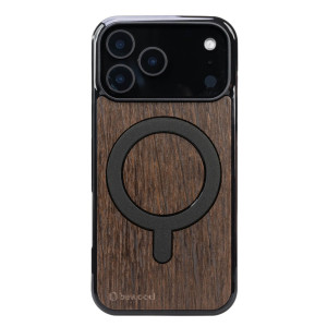 Drewniane Etui Bewood do iPhone 17 Pro Max DĄB WĘDZONY z MagSafe