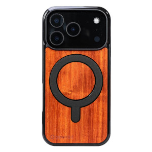 Drewniane Etui Bewood do iPhone 17 Pro PADOUK z MagSafe