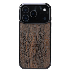 Drewniane Etui Bewood do iPhone 17 Pro KALENDARZ AZTECKI ZIRICOTE