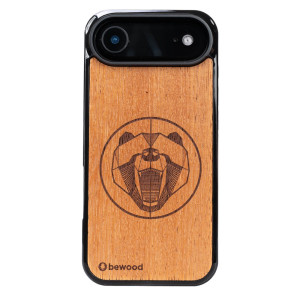 Drewniane Etui Bewood do iPhone Air NIEDŹWIEDŹ MERBAU