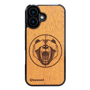 Drewniane Etui Bewood do iPhone 17 NIEDŹWIEDŹ MERBAU