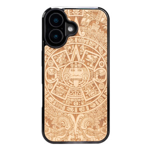 Drewniane Etui Bewood do iPhone 17 KALENDARZ AZTECKI ANIEGRE