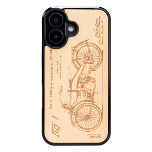 Drewniane Etui Bewood do iPhone 17 HARLEY PATENT ANIEGRE
