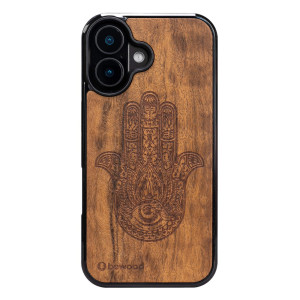 Drewniane Etui Bewood do iPhone 17 HAMSA IMBUIA