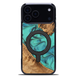 Etui Bewood Unique do iPhone 17 Pro Max - Turquoise z MagSafe