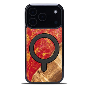 Etui Bewood Unique do iPhone 17 Pro - Neons - Paris z MagSafe