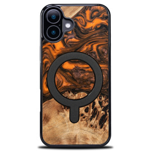 Etui Bewood Unique do iPhone 17 - Orange z MagSafe