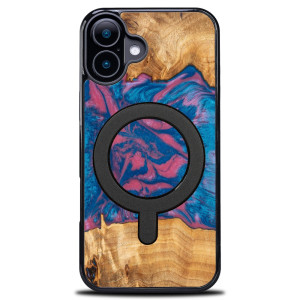 Etui Bewood Unique do iPhone 17 - Neons - Vegas z MagSafe