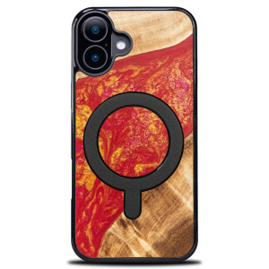 Etui Bewood Unique do iPhone 17 - Neons - Paris z MagSafe