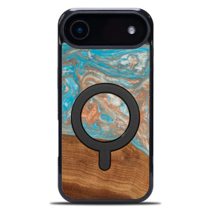 Etui Bewood Unique do iPhone Air - Planets - Saturn z MagSafe