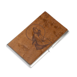 Drewniany Wizytownik Bewood Inox Wilk Imbuia