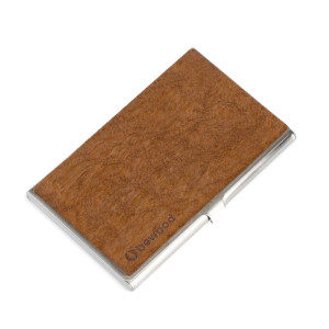 Drewniany Wizytownik Bewood Inox Imbuia