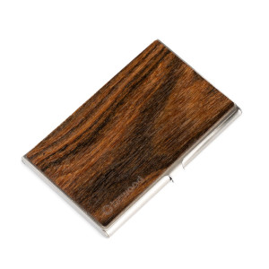 Drewniany Wizytownik Bewood Inox Bocote
