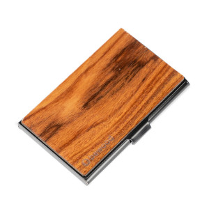 Drewniany Wizytownik Bewood Black Palisander Santos