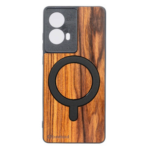 Drewniane Etui Bewood do Motorola G85 5G PALISANDER SANTOS z MagSafe