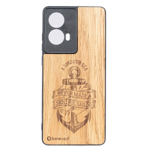 Drewniane Etui Bewood do Motorola G85 5G KOTWICA DĄB