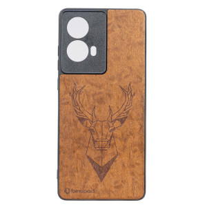Drewniane Etui Bewood do Motorola G85 5G JELEŃ IMBUIA