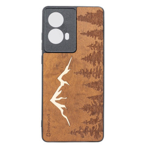 Drewniane Etui Bewood do Motorola G85 5G GÓRY IMBUIA
