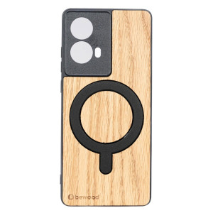 Drewniane Etui Bewood do Motorola G85 5G DĄB z MagSafe